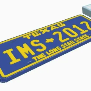 custom licence plate I made