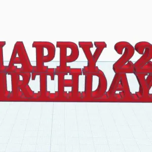 Happy Birthday 22