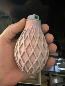 mini Vase mit Gewinde Verschluss