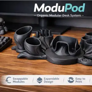 🐙 ModuPod – Organizador Modular Paramétrico Inspirado en