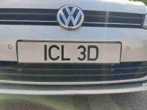 Slim License Plate Support (EU)