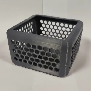 Rounded Hex Storage Bowl | Incurved Rim