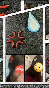 Comic Emoji Hairpin