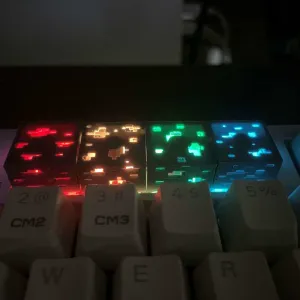 Minecraft Slab Keycabs