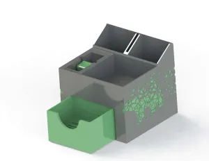 Pen holder, desk organizer