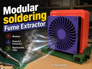 Modular Soldering Fume Extractor