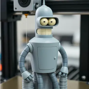 Collectible Bender Bending Rodriguez Figure - Futurama 3D
