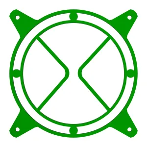 Ben 10 OMINITRIX - Custom 120mm Fan Grill Face Plate Cover