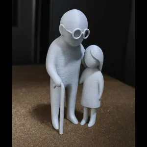 Grandfather and Granddaughter