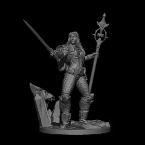 Dragon Slayer Woman (Alma) 32mm miniature