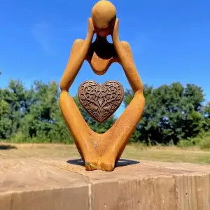 Heart Art Sculpture