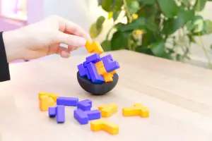 Tetris-ähnliches Balance-Spaß-Minispiel