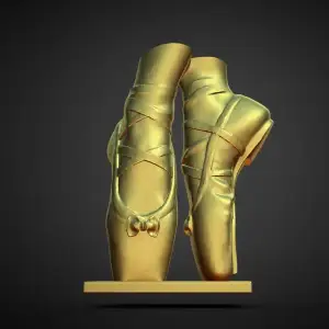 balerina en pointe flower vase