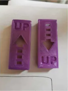 Indicator for bed leveling