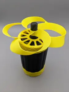 Toroidal Fan Launcher | No Hardware | No Support