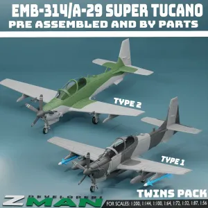 EMB-314 (A-29 SUPER TUCANO) TWINS PACK V2