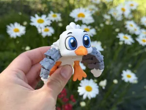 Articulated Cute Gull