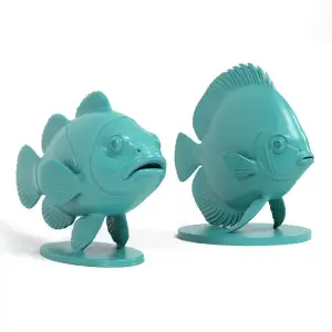 Fish figurines