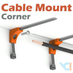 Cable Zip Tie Mount - Corner