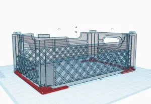 Shelf Crate Retaining Bracket