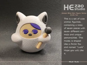 Animal Blind Box Figure Series-Arctic fox
