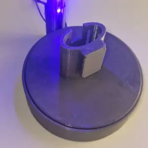 Rotation turntable machine and cure blue light