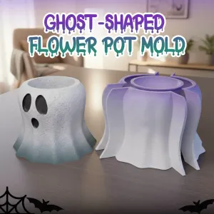 Molde de Fantasma de Halloween | Maceta | Portavelas