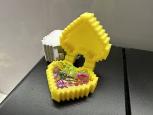 Pixel heart box