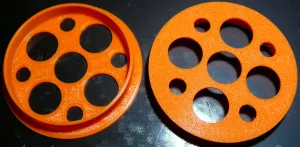 Dessicant holder plug for Sunlu spool and filament dryer