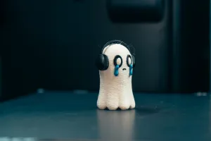 Napstablook Desk Figurine — Undertale Ghost 3D Print