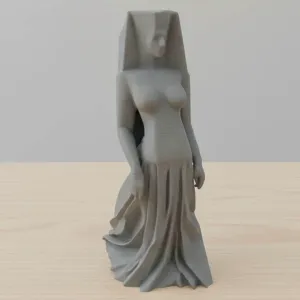 Veiled Woman Figure