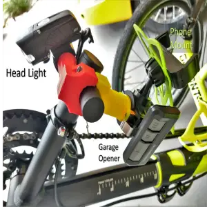 Trike Accessory Mount - Trip Computer, Head Light Catrike