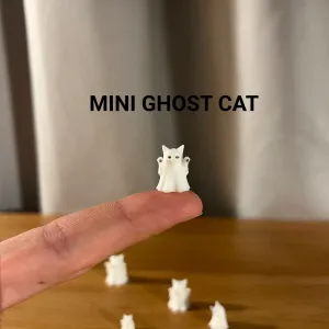 Mini Ghost Cat