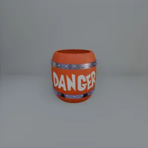 STL METAL SLUG - BARREL PENCIL HOLDER