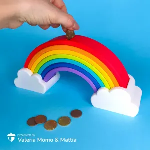 Rainbow Piggybank – No MMU & Print In Parts!