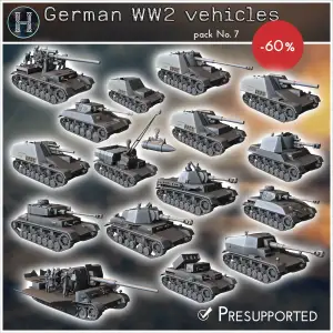 German WW2 vehicles pack (Panzer IV variants No. 3) - ww2 mi