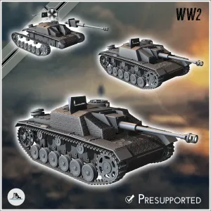 Sturmgeschutz StuG III Ausf.G 1943 mid production - WW2 mini