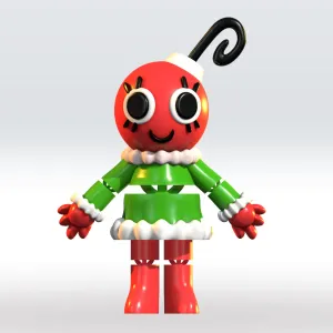 Flexi Bobette Dandys World 3D Model STL 3mf Multicolor