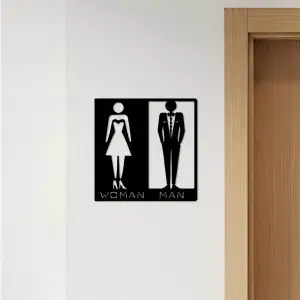 WC, Toilet Sign, Restroom