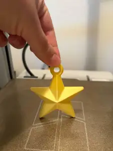 Star Keychain – Clean Geometric KeyringLucky