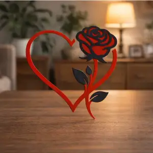 Hearts and roses love gift
