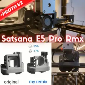 Satsana Ender 5 (and Pro) with Stock fans (bowden and direct