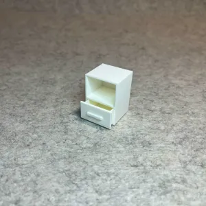 Nightstand night table for dollhouse miniature