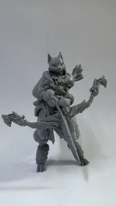 Ice Spirit Fox-15CM;冰原灵狐