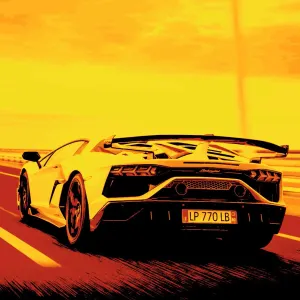 Aventador 2 - Canvas Multicolor