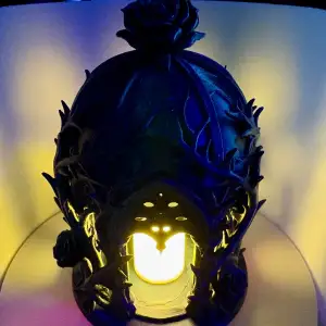 Rose Thorn LED Candle Holder