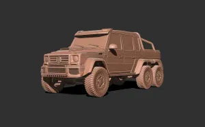 Mercedes Brabus G63 3D print model