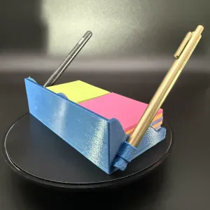 Sticky Note Holder with Pen & Stylus Dock
