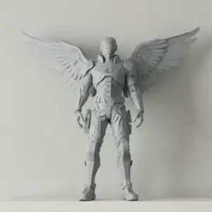 cyberpunk angel soldier 2