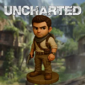 Nathan Drake Uncharted Chibi